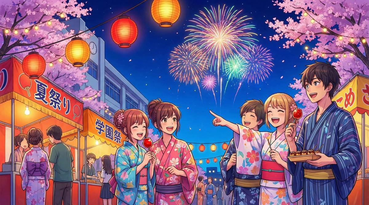 17c一起草动漫-夏日祭典